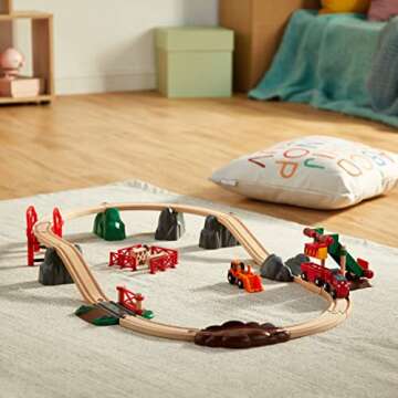 BRIO 33984 Animal Farm Set - Engaging Wooden Toy Train Set for Kids | Enhances Motor Skills | FSC-Ce...