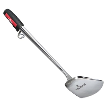 FIREDISC Ultimate Cooking Weapon 20-in. Shovel Scoop Spatula with High Heat Handle TCGSV, Metal Spat...