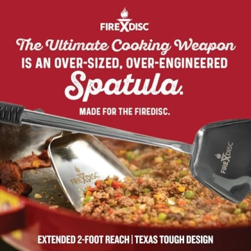 FIREDISC Ultimate 20-in Steel Spatula for Outdoor Cooking