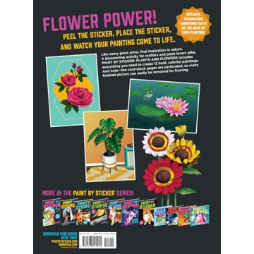 Paint by Sticker: Plants and Flowers - Creative Art Fun