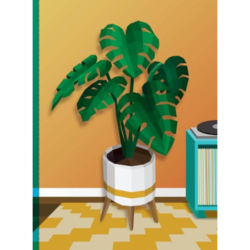 Paint by Sticker: Plants and Flowers - Creative Art Fun