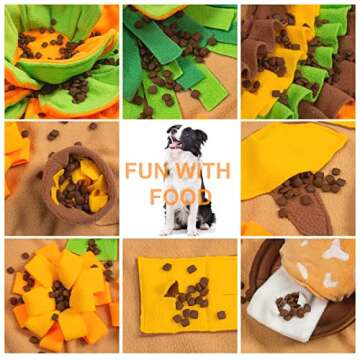Verybegin Snuffle Mat for Dogs, 31.5" Large Interactive Puzzle