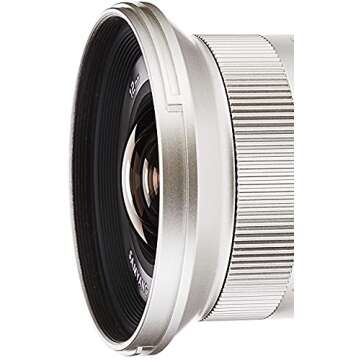 Samyang SY12M-MFT-SIL 12mm F2.0 Ultra Wide Angle Lens for Olympus/Panasonic Micro 4/3 Cameras, Silve...