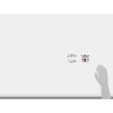 Samyang SY12M-MFT-SIL 12mm F2.0 Ultra Wide Angle Lens for Olympus/Panasonic Micro 4/3 Cameras, Silver