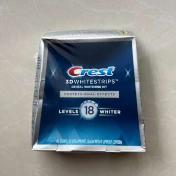 Crest 3D White Whitestrips Professional Effects, 40 count