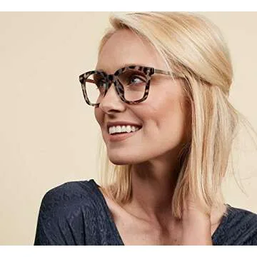 Peepers by PeeperSpecs Oprah's Favorite Women's Limelight Blue Light Blocking Reading Glasses - Tortoise +1.00