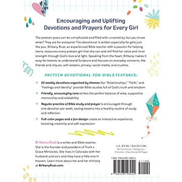 Preteen Devotional for Girls 52 Weeks of Faith and Encouragement