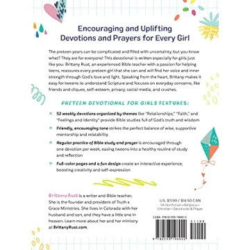 Preteen Devotional for Girls 52 Weeks of Faith and Encouragement