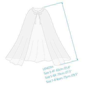 Party Chili Princess Cape Cloaks for Little Girls