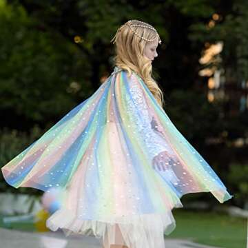 Party Chili Princess Cape Cloaks for Little Girls