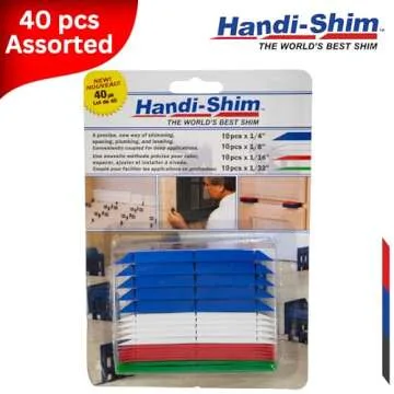 Handi-Shim Plastic Construction Shims - 40 Piece Assorted Pack