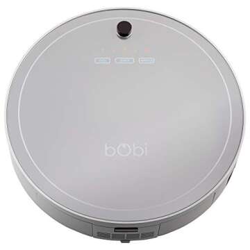 bObi Pet Robotic Vacuum Cleaner, Silver