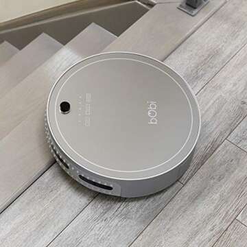 bObi Pet Robotic Vacuum Cleaner, Silver