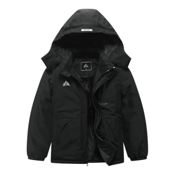 IDTALHZY Kid's Ski Jacket - Warm Waterproof Coat for Kids