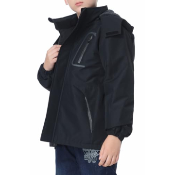 IDTALHZY Kid's Ski Jacket - Warm Waterproof Coat for Kids