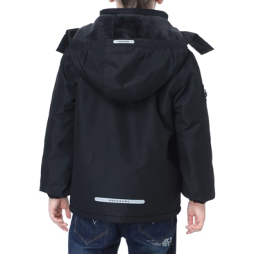 IDTALHZY Kid's Ski Jacket - Warm Waterproof Coat for Kids