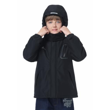 IDTALHZY Kid's Ski Jacket - Warm Waterproof Coat for Kids