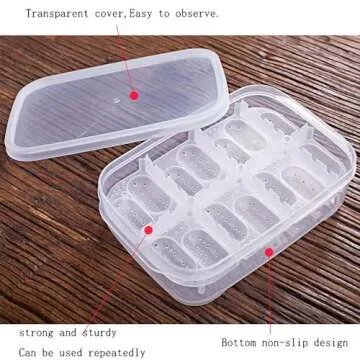 OMEM Reptile Breeding Box Reptile Lizard Incubation Box, Hatchery Box, Suitable for Hatching Snake, Lizards, Lions Mane, Reptiles (Black)