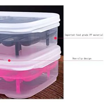 OMEM Reptile Breeding Box Reptile Lizard Incubation Box, Hatchery Box, Suitable for Hatching Snake, Lizards, Lions Mane, Reptiles (Black)