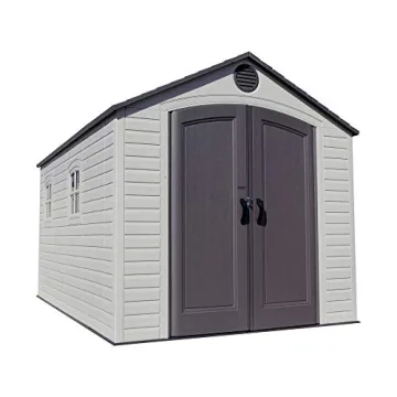 Lifetime 60075 8 x 15 Ft. Outdoor Storage Shed - Stylish & Durable Storage Solution
