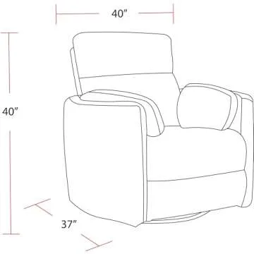 Parker Living Radius - Natural Beauty Quartz Power Swivel Glider Recliner