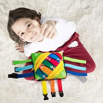 teytoy Sensory Buckle Pillow for Toddlers 1-3