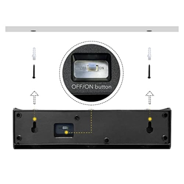 Mrzxy Solar Wall Lights - Up and Down LED Outdoor Lighting