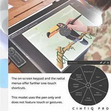 Wacom DTK2420K0 Cintiq Pro 24 Creative Pen Display – 4K Graphic Drawing Monitor with 8192 Pen Pressure and 99% Adobe RGB , Black