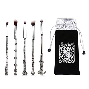 Gifts Wi-zard Wand Makeup Brushes Set – 5 PCS for Fantasy Makeup Enthusiasts