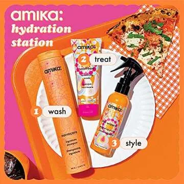hydration station wash, treat + style set | amika