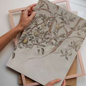 Apple Tree Vintage Wall Art Set - Unique Botanical Decor
