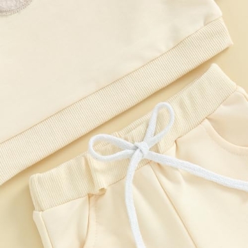 CREAIRY Valentines Day Toddler Outfit Soft Cotton Love Set