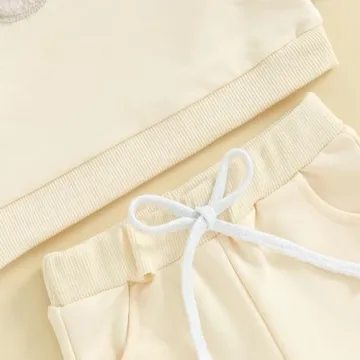 CREAIRY Valentines Day Toddler Outfit Soft Cotton Love Set