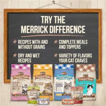 Merrick Purrfect Bistro Grain Free Premium Soft Canned Pate Chicken Wet Cat Food, Kitten Dinner Recipe - (Pack of 24) 3 oz. Cans