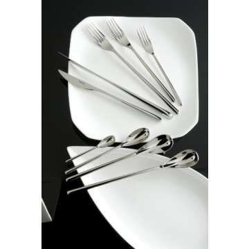 Fortessa Dragonfly 18/10 Stainless Steel 20-Piece Flatware Set, Service for 4