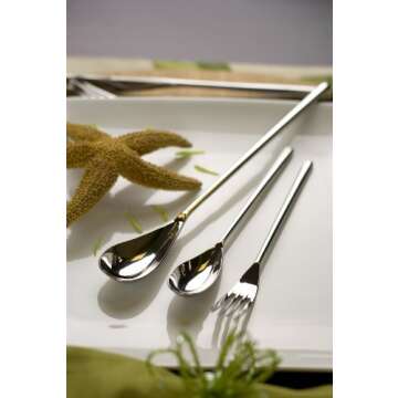 Fortessa Dragonfly 18/10 Stainless Steel 20-Piece Flatware Set, Service for 4