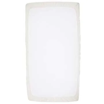 Organic Cotton Fitted Crib Sheets - 100% GOTS Certified Organic Cotton, All-Natural, Dye-Free, Unbleached, Toxic-Free & Breathable Baby Crib Sheets for Standard Crib Mattresses (2 Pack)