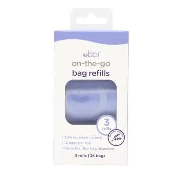 Ubbi On-the-Go Refill Bags, Lavender Scented - 36 Pack, Essential Diapering Solution
