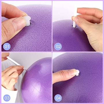 Premium 9-Inch Pilates Ball for Core Strength and Flexibility
