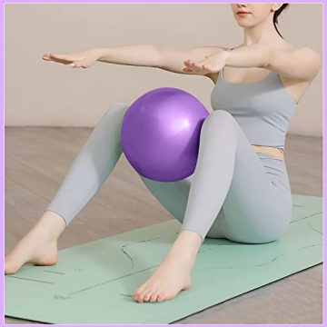 Premium 9-Inch Pilates Ball for Core Strength and Flexibility