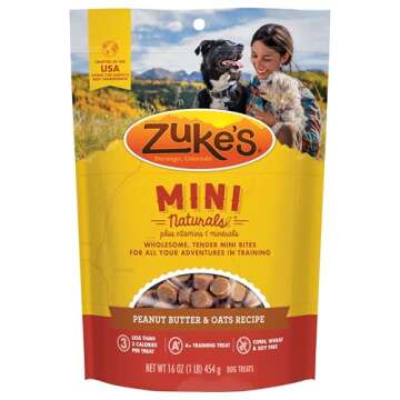 Zuke's Mini Naturals Dog Training Treats, Soft Mini Dog Treats with Vitamins & Minerals, Made for Al...