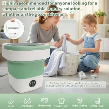 17L Portable Washing Machine & Spinner for Small Items
