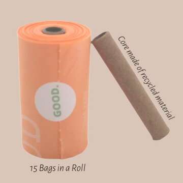 Good Dog Compostable Poop Bags | 150 Eco-Friendly Bags