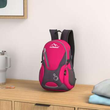 sunhiker Small Cycling Hiking Backpack Water Resistant Travel Backpack Lightweight Daypack M0714