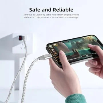 MFi Certified Lightning Fast Charging Cable 3 Pack