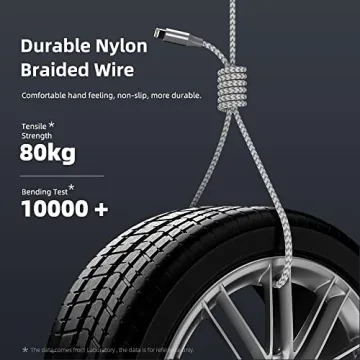 MFi Certified Lightning Fast Charging Cable 3 Pack