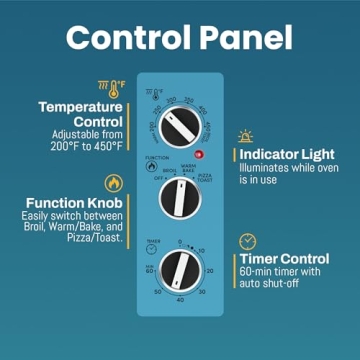 Elite Gourmet Toaster Oven with French Door Design