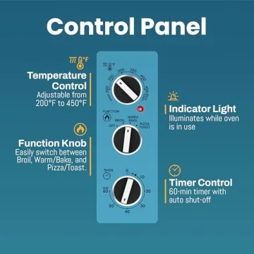 Elite Gourmet Toaster Oven with French Door Design