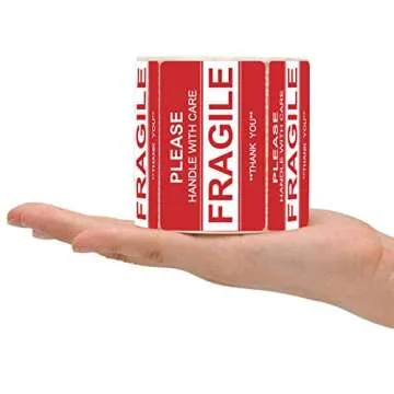 Anylabel 2"x3" Fragile Stickers for Shipping Safety