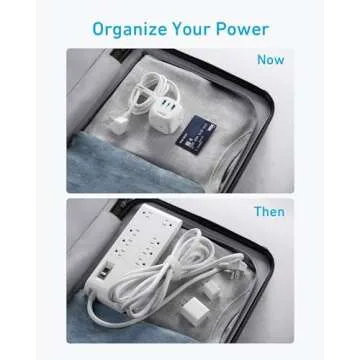 Anker (Pack of 2) 20W USB C Power Strip, 321 Power Strip with 3 Outlets & USB C Charging for iPhone 14/13 Series, 5 feet Extension Cord, Power Delivery,for Dorm Rooms,Home Office, Cruise Ship Travel